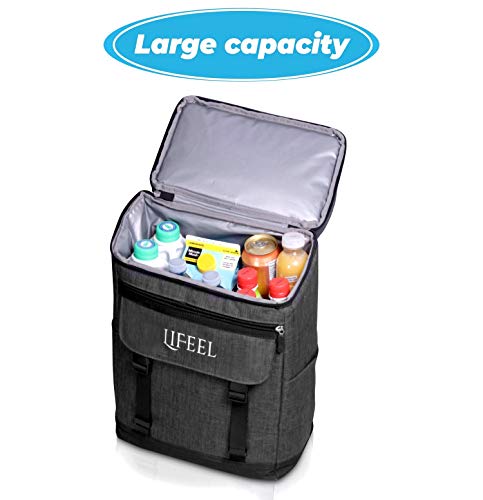 LiFeel Cooler Backpack Set of 5 Pieces, Premium Insulated Backpack Cooler Materials, Totally Leakproof Waterproof, Soft and Lightweight, Perfect for Lunch Picnic Hiking Camping Beach Park Day Trips W - Thumbnail 7