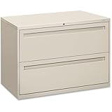 HON 792LQ 700 Series 42 by 19-1/4-Inch 2-Drawer Lateral File, Light Gray