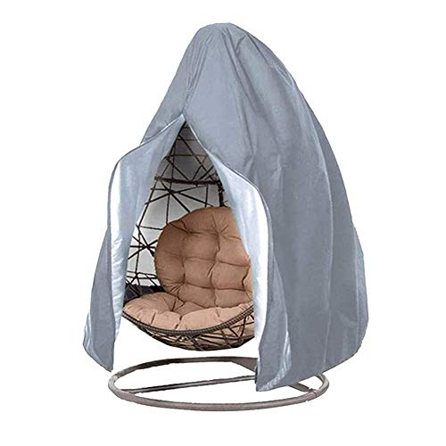 HONCENMAX Abdeckung für Hängesessel/Schwingsessel/Hängekorb mit Reißverschluss - Garten Rattan Wicker Hängesessel…