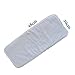 Bamboo Microfiber Inserts Liners for Adults Cloth Diapers for Incontinence Care, 4-layer Washable Reusable Large Absorbent (4 pieces)
