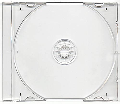 100 x Dragon Trading Clear Single CD Tray For Replacing Damaged Trays in CD Jewel Cases