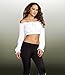 Dreamgirl Womens Black Ruffled Crop Top Adult Halloween Costume Accessory - Small/Medium