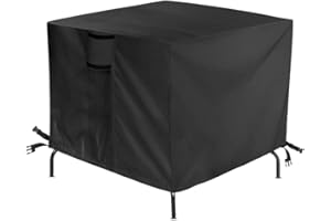 Jungda Outdoor Table Cover,38 Inch Square Patio Table Cover,for Waterproof Outside Small Table Furniture - 38 X 38 X 28 Inch