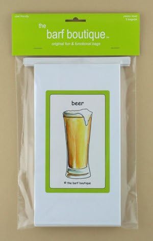 "Beer" Party Barf Bags (5/pk)