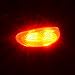 Bicycle Red 2 LED Super Bright Solar Power Energy Bike Rear Lamp Tail Light