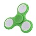 Malltop LED Light Fidget Spinner - High Speed Tri-Spinner Single Finger Decompression EDC Focus Gyro (Green)