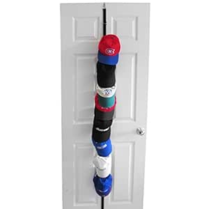 Evelots soporte para colgar de la puerta Gorra de béisbol, con