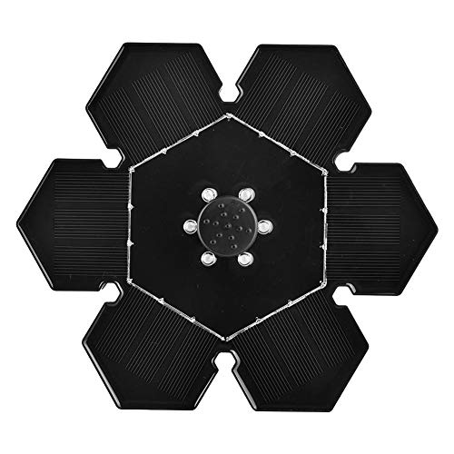 image for Dreamalva Solar Water Fountain Pump Led Waterproof Solar Panel with Su