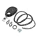 Assault Racing Products A7123-PBK Small Block Chevy Black 2-Piece Timing Cover Reinforced SBC