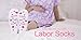 Baby Be Mine Labor and Delivery Non Skid Socks Maternity (6-10, Pink)