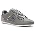 Lacoste Men's Chaymon 116 1 Sneaker,Light Grey/Dark Grey Leather/Synthetic/Texti
