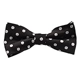 Alizeebridal Boy's Kids Polka Dot Pre-tied Bow Tie