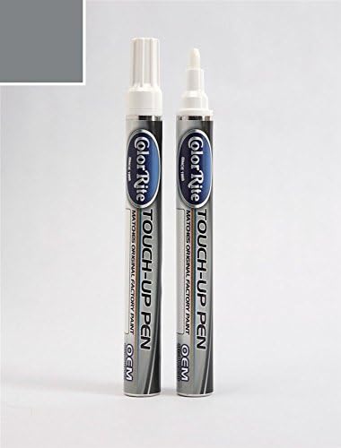 Pen Automotive Touch-up Paint for Mitsubishi EVO - Effect Gray Pearl Metallic Clearcoat A39 - Color+Clearcoat Package