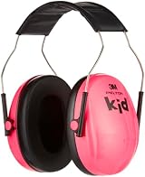 3M Peltor Kid Ear Defenders Neon Pink 27dB Child Hearing Protection view 3