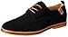 iLoveSIA Men's Leather Suede Oxfords Shoe US Size 11 Black