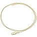 1mm Gold Plated Ball Chain Necklace, 24