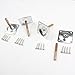 ASIBT Furniture Legs Attachment Plates Industrial Strength Mounting T-Plate 5/16