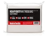 Mattress Bags : Heavy Duty 4 mil Thick Mattress Bag for Storage / Moving, Made in the USA, Queen 2-Pack