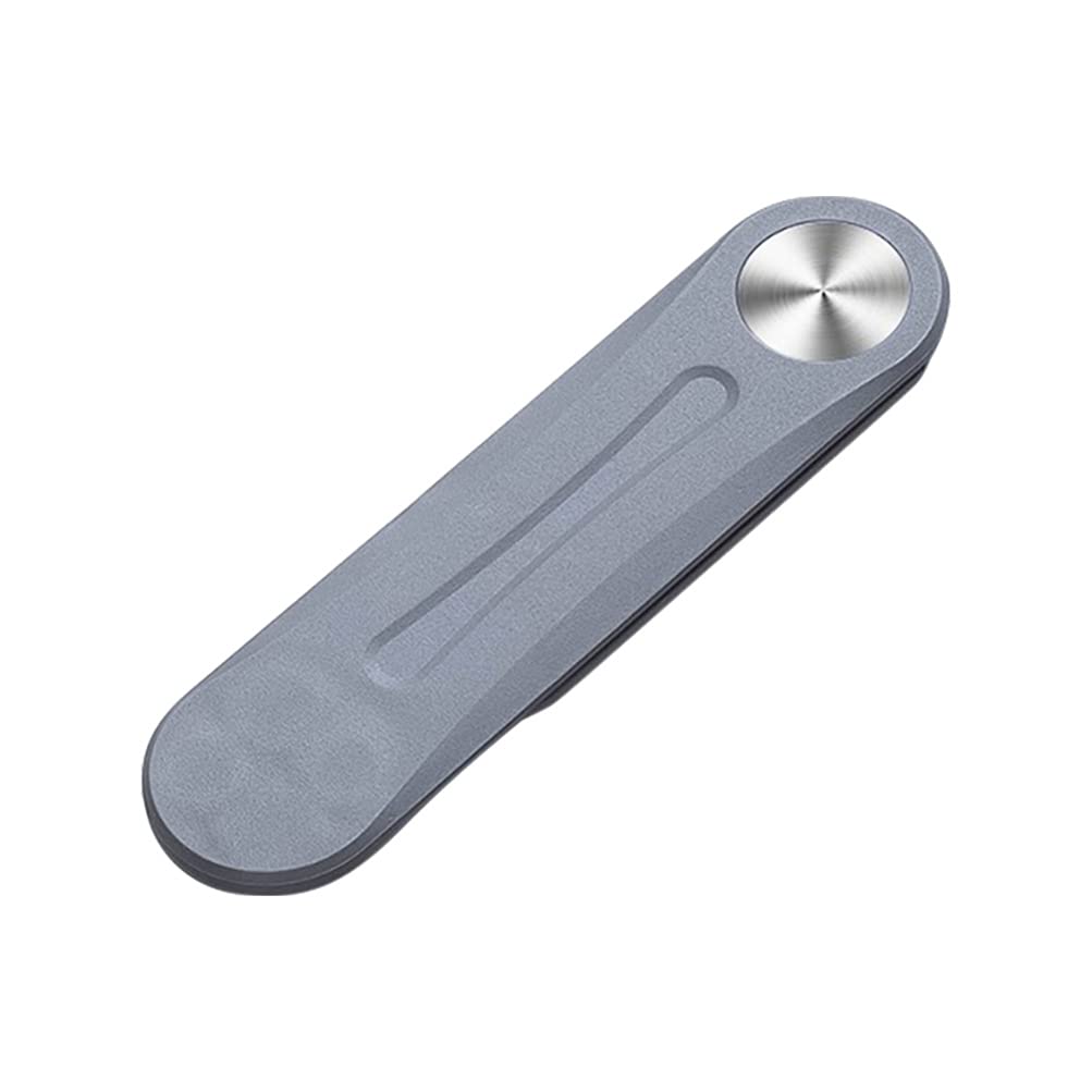 UKCOCO Laptop Phone Holder, Portable Foldable Retractable Laptop Side Mount Clip Computer Extension Phone Stand for Laptop to Increase Your Work Efficiency (Silver)