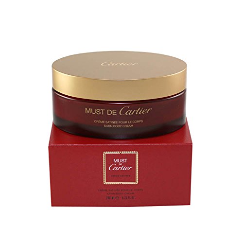 Cartier Must De Women's Satin Body Cream, 6.7 Ounce