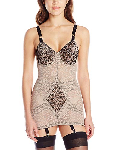 Style 9357 - Body Briefer Extra Firm Shaping, 42d Mocha/Black