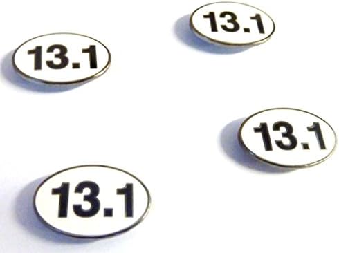13.1 Miles Half Marathon Race Runner Magnetic BIB DOTS