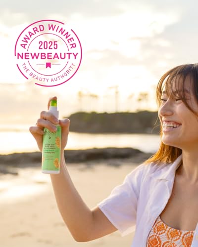 Babo Botanicals After Sun Soothing Mist - Aloe Vera & Cucumber - For Face, Body & Sensitive Skin - Non-Aerosol - No-touch application - EWG Verified - Alcohol-Free - Scented with cucumber extract