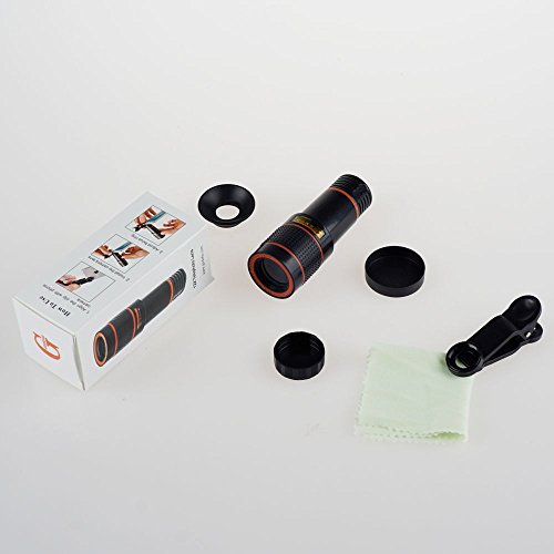 Godefa Cell Phone Camera Lens, 12X Zoom Telephoto Universal Clip On Lens Kit for iPhone 7/6S/6 Plus/5/4,Samsung, Android and Other Phones - Thumbnail 6