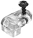 Hafele 291.03.440 Glass Retainer Plastic Clip, Clear, 1/8