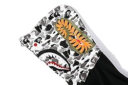 EXXE&OYYO Men's Shark Hoodie,Cotton Material Shark