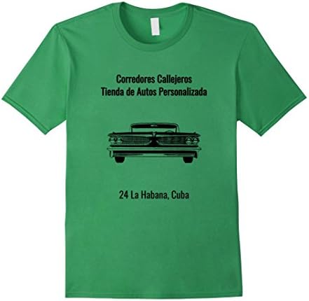 Mens Havana Custom Car Travel T-Shirt Small Grass