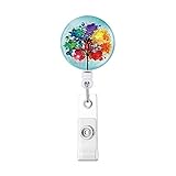Retractable ID Badge Holder Nurse Badge Reels with