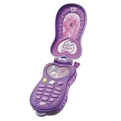 My Little Pony Ring-a Pony Cell Phone with Keys on Key Ring & Play Credit Cards