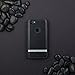 Napa Vegan Leather Hardshell Case for iPhone 8/7, Charcoal Black