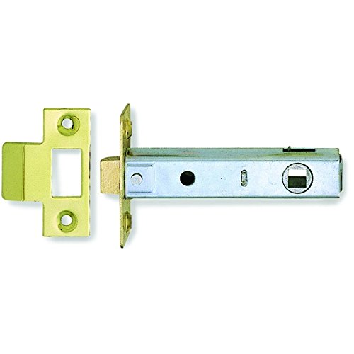 Frelan Hardware Electro Brass Plated 95mm Tubular Latch JL144EB