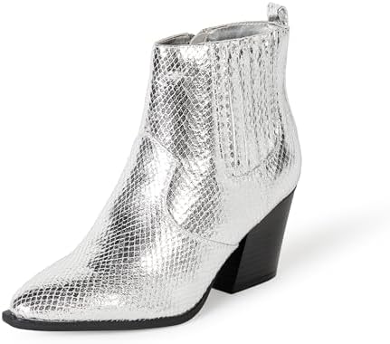 silver fancy dress boots Ellie Shoes Unisex Halloween Monster Adult Boots, Black