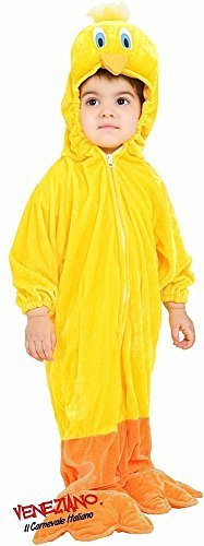 Italian Made Toddler Baby Boys Girls Yellow Cartoon Canary Bird