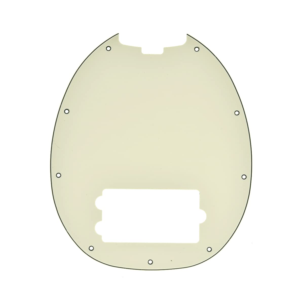 Dopro Bass Pickguard Fit for Musicman classic 4 string StingRay bass models Aged White