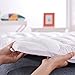 Twin Mattress Pad Cover Pillowtop Overfilled Cooling 8-25 Inch Deep Pocket Quilted Fitted Bed Topper with Sonw Down Alternative