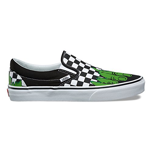 Vans Classic Slip-On (Marvel) Hulk/Checkerboard VN0A38F7U44 Mens 12, Womens 13.5