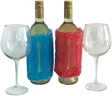 2 pack Wine and Beverage Chiller - Perfect for Parties, 4th of July, Cookouts, Picnics, Boating, Tailgating and many more activities - Typhon East