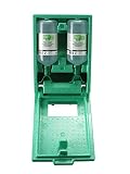 Plum 48168 Large Duo Eyewash Kit, 5" Height, 10.5" Wide, 14.5" Length, 33.8 fl.oz. Volume, 6.25 lb, Polystyrene