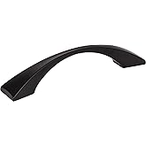 Elements 525-96 Glendale 3-3/4" Center to Center Elegant Contemporary Arch Cabinet Handle/Drawer Pull - Matte Black