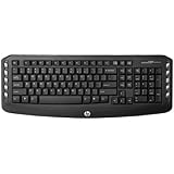 HP 2.4GHz Wireless USB Keyboard and Mouse (Black)