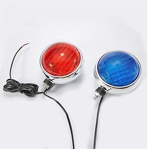 Lshan 交通警告灯 2 In1 Ledストロボライト 車のトレーラーの屋根の安全のための赤および青のフラッシュランプの非常灯 5インチ