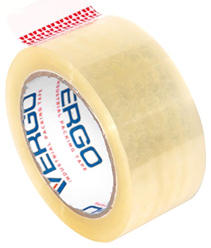 Vergo Industrial Heavy Duty Clear Packing Tape 2.7mil for Moving Packaging Shipping and Office (36 PACK)