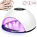 UV LED Nail Lamp, Nivlan Professional 72W Nail Dryer for Gels Polishes, Nail Curing Light with 4 Timer Setting, Smart Automatic Sensor