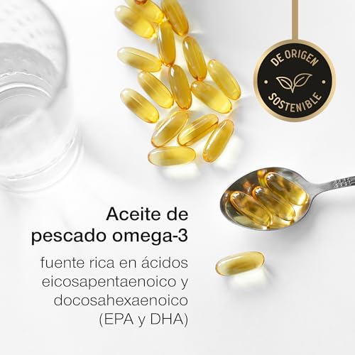 Omega 3 Aceite de Pescado - 3000 mg Triple Potencia - 120 Cápsulas Blandas