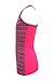 90 Degree By Reflex Kids - Girls Textured Zig Zag Tank Tops - Junior Activewear - Pink Purple Combo Small (7/8)