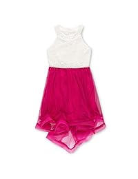 Speechless Girls 'Big 7-16 Sparkle Waist Party Dress con dobladillo definido